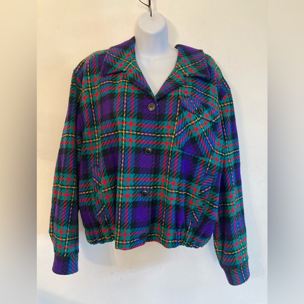 Vintage Pendleton knockabout 100 percent virgin wool plaid jacket - Picture 5 of 8